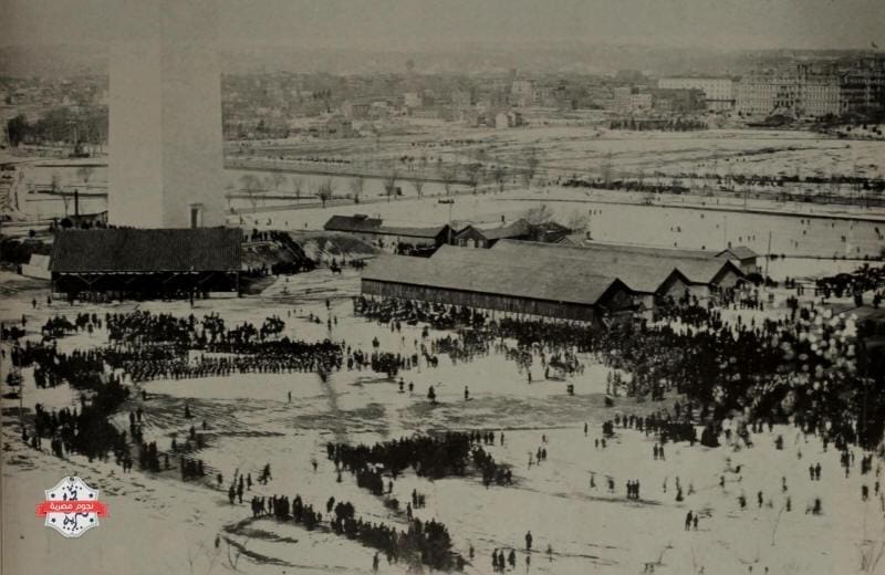 التفاني في العمل لبناء نصب "واشنطن" عام 1885