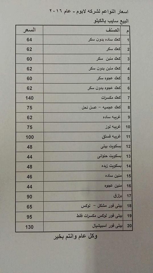 كعك العيد من حلواني لابوم