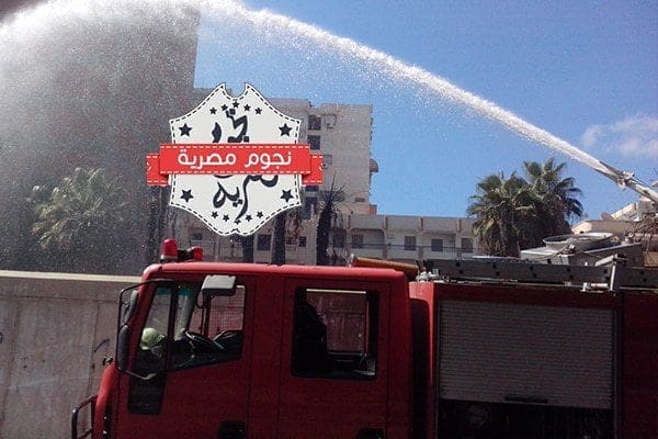 نشوب حريق فى الزاوية الحمراء