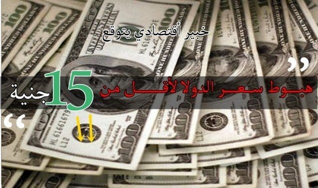 هبوط سعر الدولار خلال الأيام المقبلة