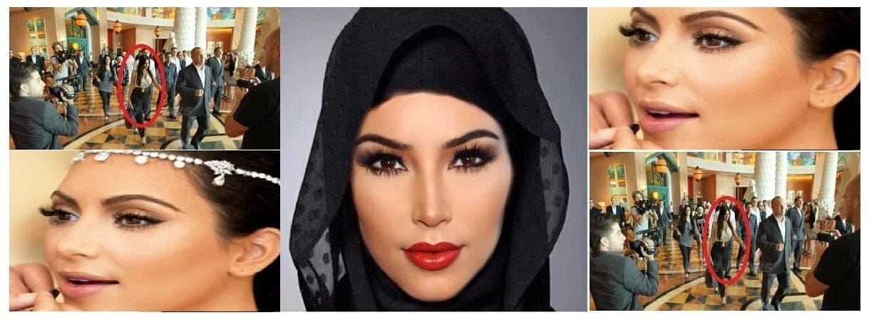 كيم كاردشيان في فندق دبي