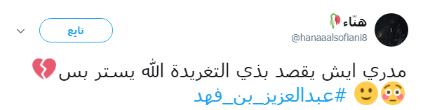 تغريدة الأمير عبد العزيز بن فهد على تويتر تثير كثيرًا من الجدل