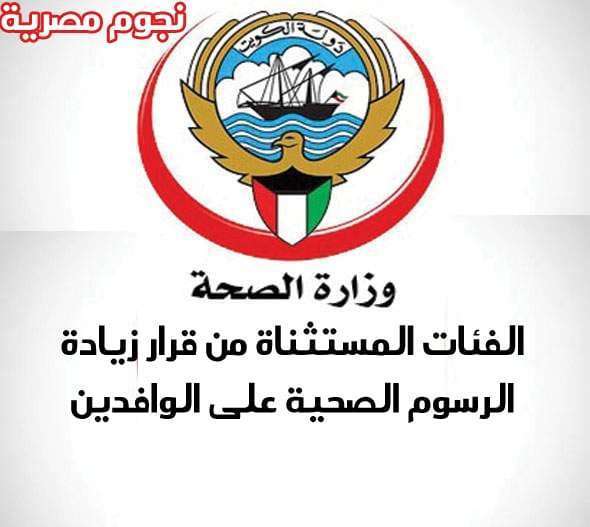 ما هى الفئات المستثناة من قرار زيادة الرسوم الصحية للوافدين؟