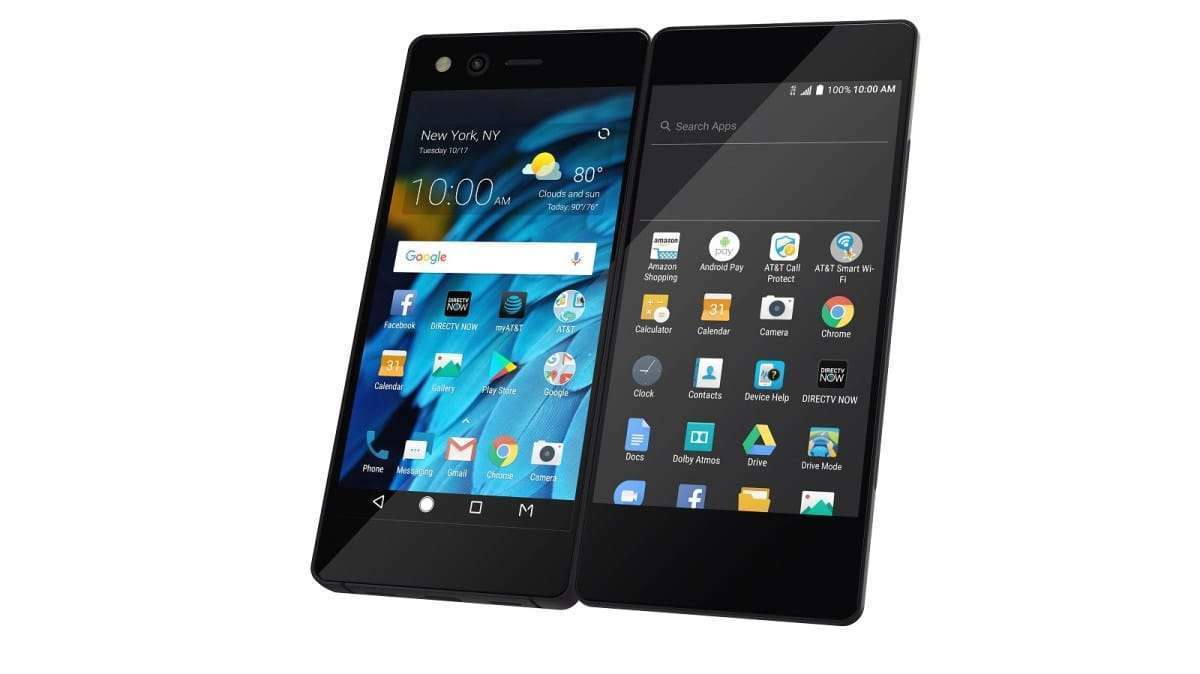 هاتف zte-axon-m ذو الشاشتين