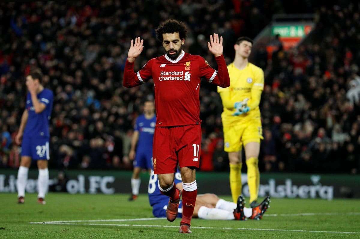 احتفال محمد صلاح