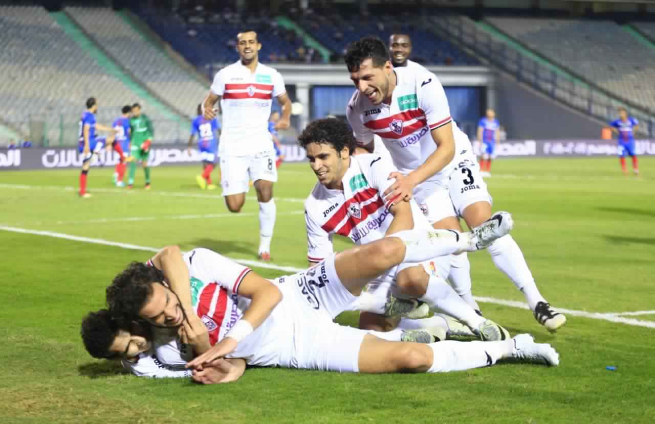 مباراة الزمالك والمنيا 