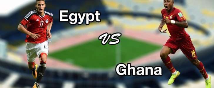 مباراة مصر وغانا