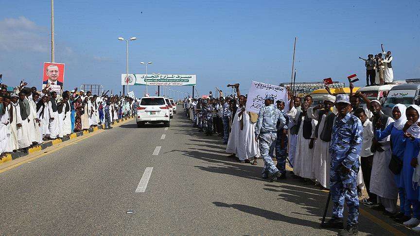 رجب طيب أردوغان في زيارته إلى السودان