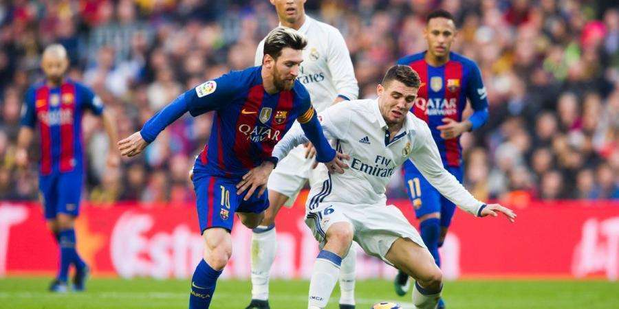 برشلونة وريال مدريد في الدوري الإسباني