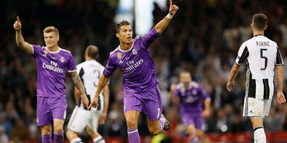 مباراة ريال مدريد ويوفنتوس