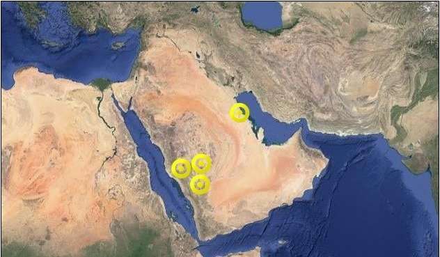 درجات الحرارة المتوقعة اليوم على السعودية