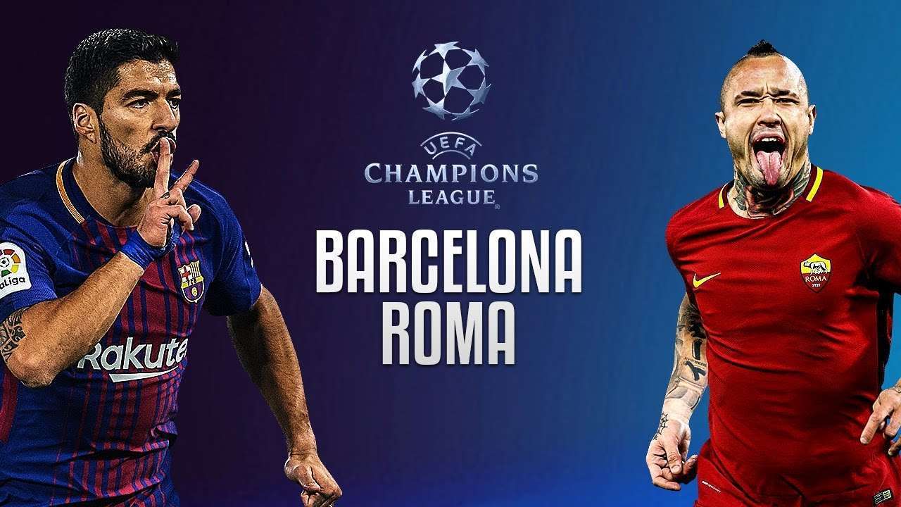 مباراة برشلونة وروما