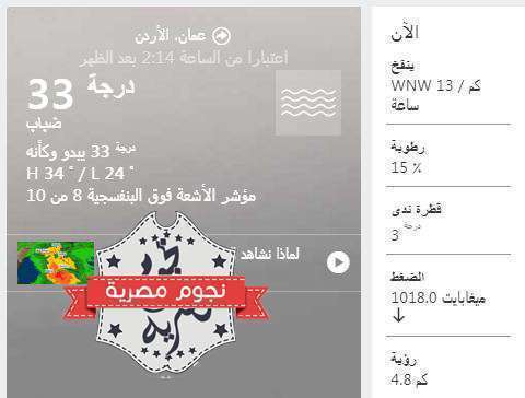 درجات الحرارة اليوم في الأردن copy
