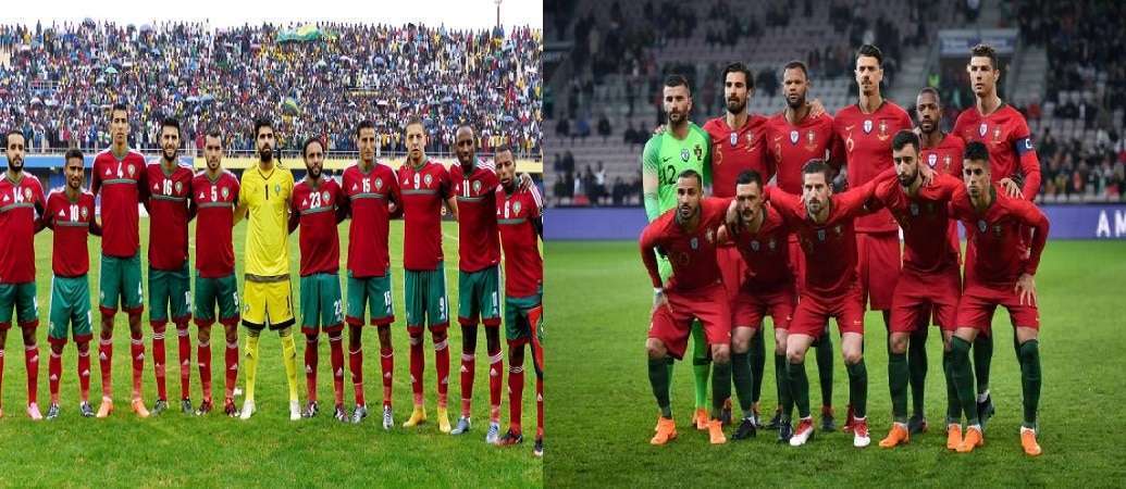 مباراة المغرب والبرتغال