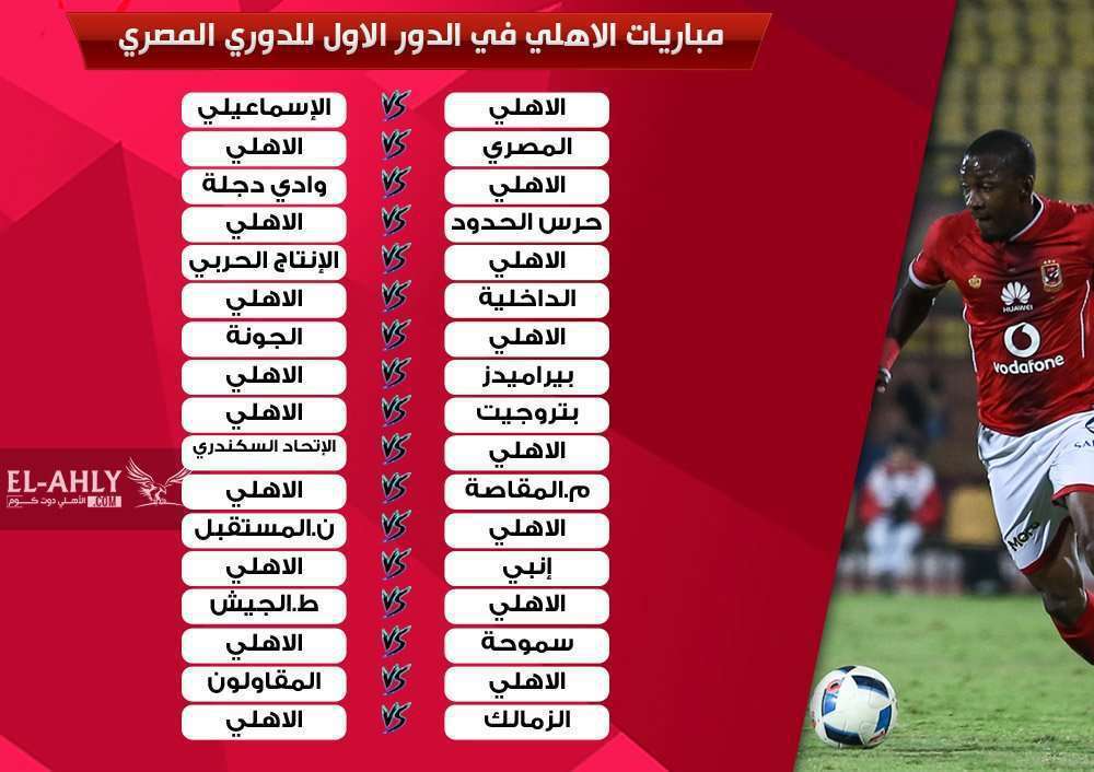 موعد مباراة الاهلي