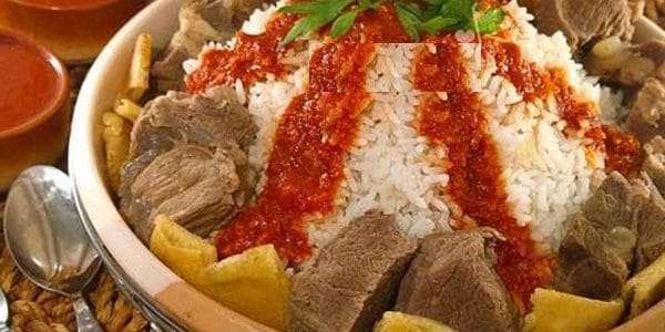 طريقة عمل الفتة