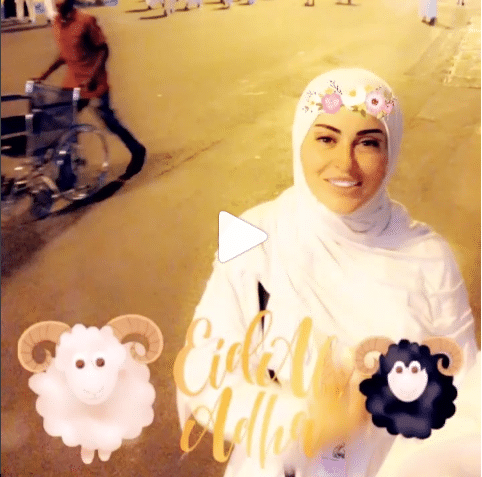 جمانة مراد تأدي مناسك الحج