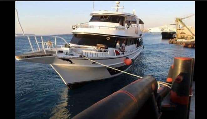نجاة 30 سائح ألماني بعد غرق لنش يقلهم في مدينة الغردقة