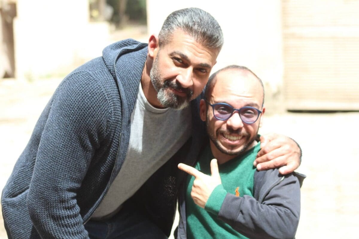 مينا مجدي والفنان ياسر جلال