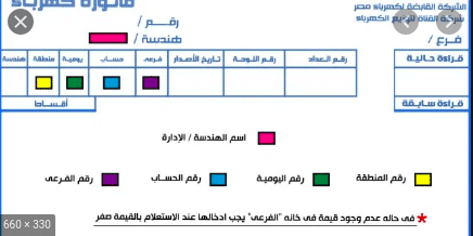 كيف أعرف فاتورة الكهرباء من خلال النت