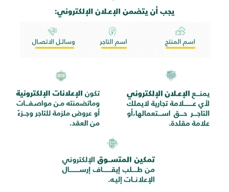 ضوابط الإعلان التجاري الإلكتروني