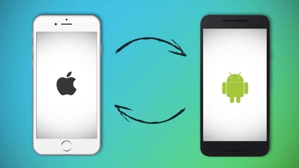 طريقة نقل البيانات من آيفون لأندرويد