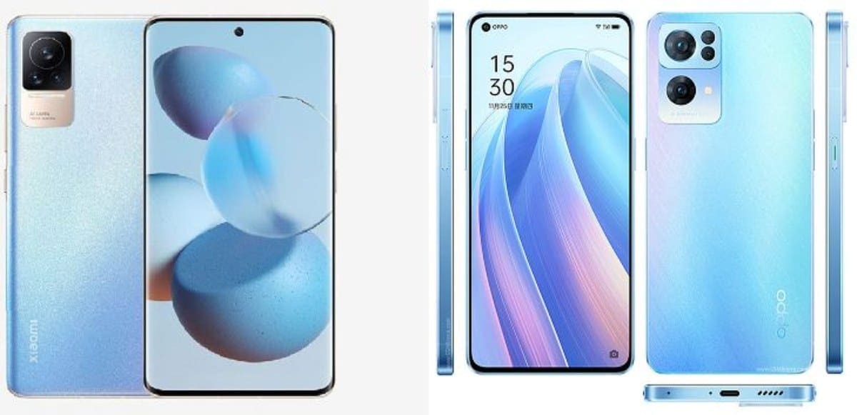 مقارنة مواصفات OPPO Reno7 وXiaomi Civi  