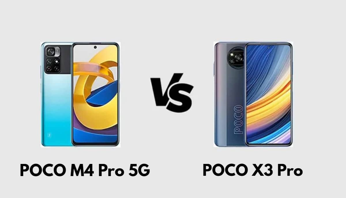 مقارنة مواصفات هاتف POCO M4 Pro 5G & POCO X3 Pro  