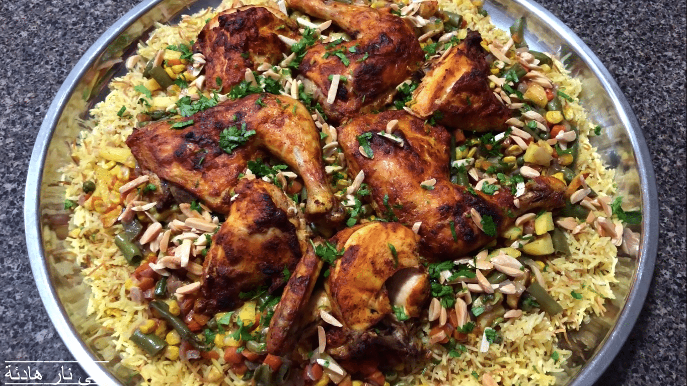 برياني دجاج بالخضار