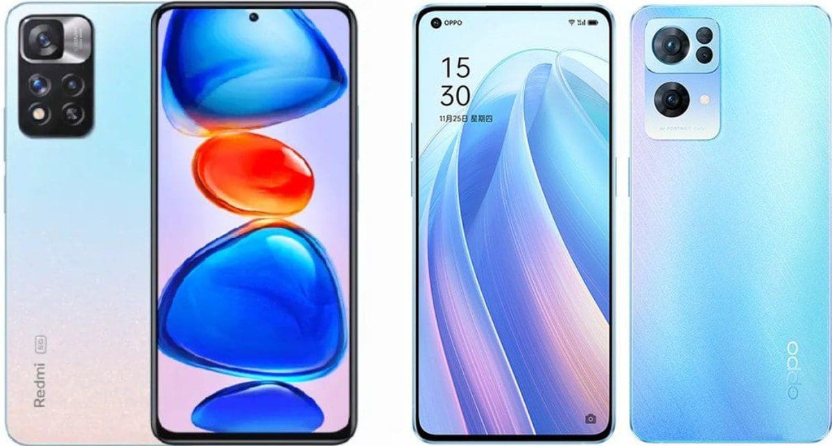  مقارنة مواصفات OPPO Reno7 SE مقابل +Redmi Note 11 Pro 