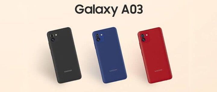 Samsung Galaxy A03 Colors