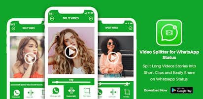 تطبيق video splitter for whatsapp status