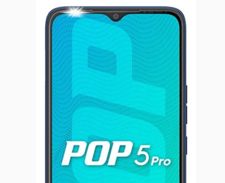 Tecno Pop 5 Pro Front Camera