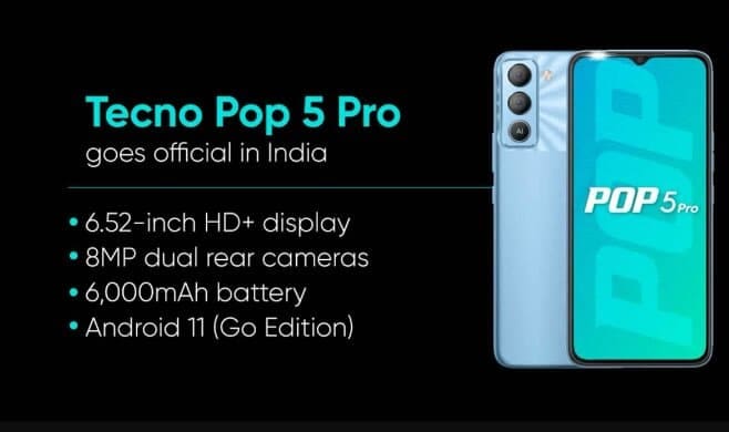Tecno Pop 5 Pro Review