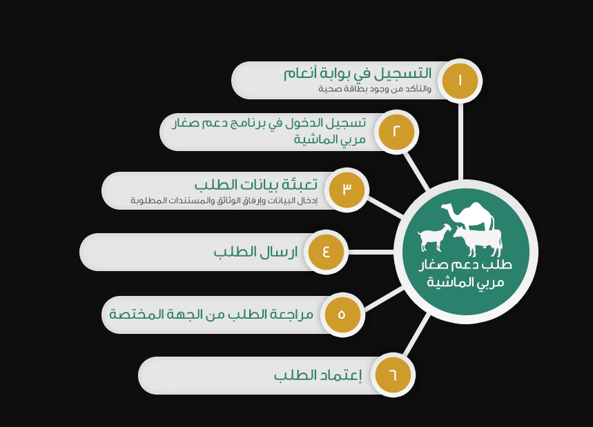 كيفية التقديم في برنامج دعم المواشي في المملكة العربية السعودية