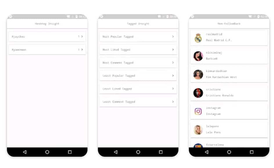 تطبيق Follower Insight App