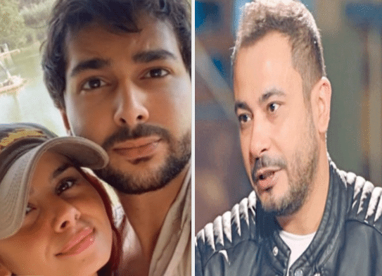 محمد نجاتى ومنة عرفه وزوجها