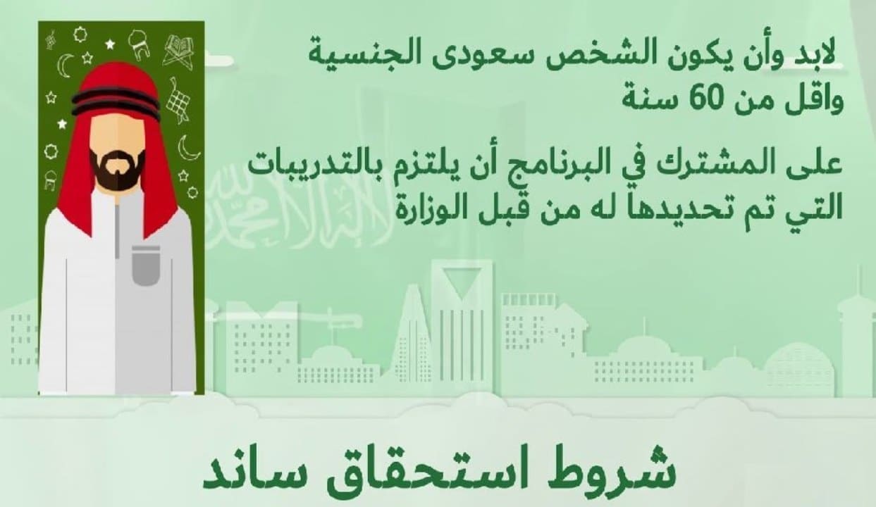 نظام ساند الجديد.. طريقة التسجيل والشروط وكيفية التحقق من أهلية الاستحقاق