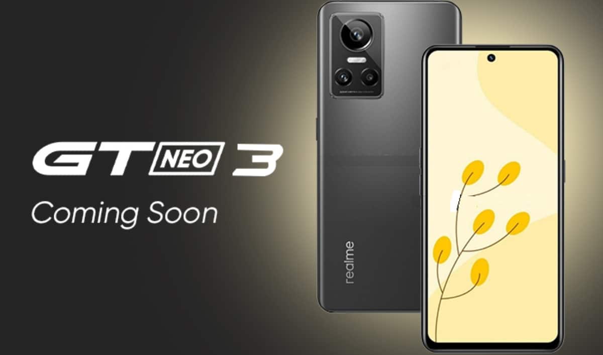 ريلمي تكشف بصورة واقعية عن التصميم الأمامي لـ realme GT NEO 3.. حواف رفيعة وثقب بمحاذاة الوسط