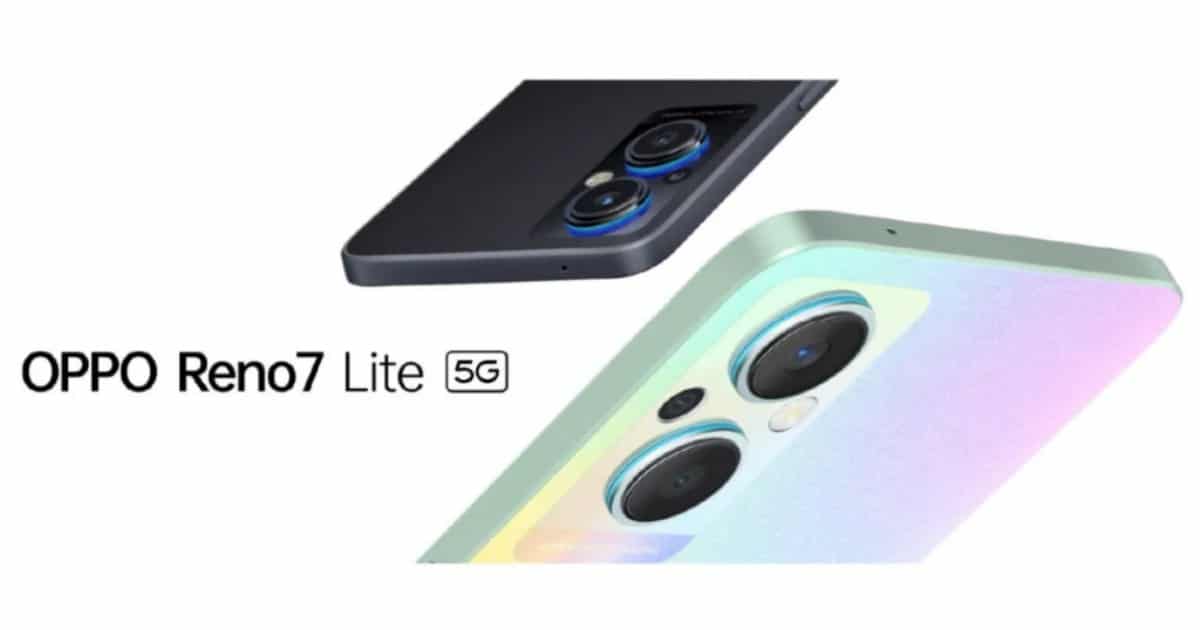 تسريب ورقة المواصفات الكاملة لهاتف OPPO Reno7 Lite 5G وتسريب السعر