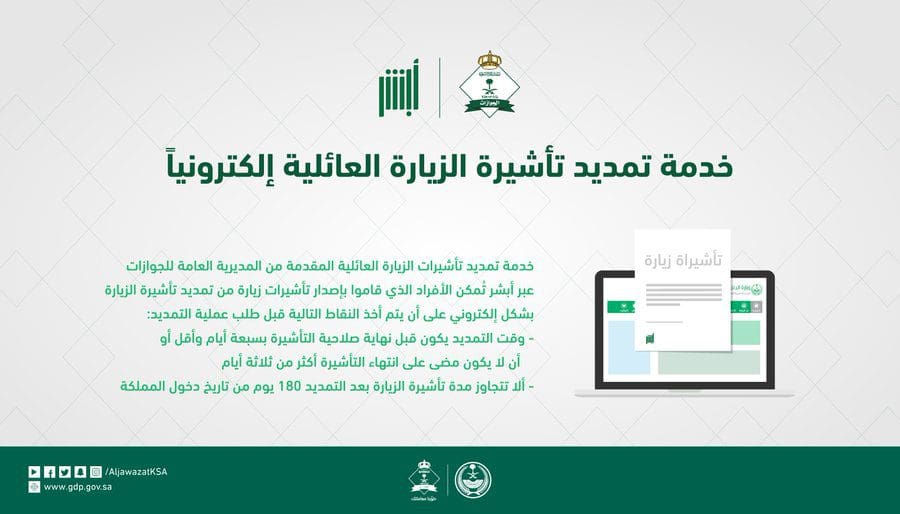 شروط طلب زيارة عائلية للمقيمين داخل المملكة العربية السعودية 2022