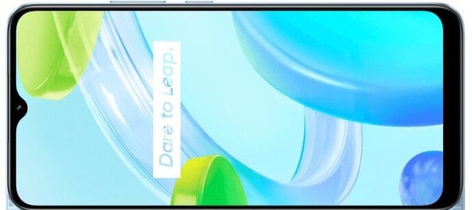 Realme C30 Screen