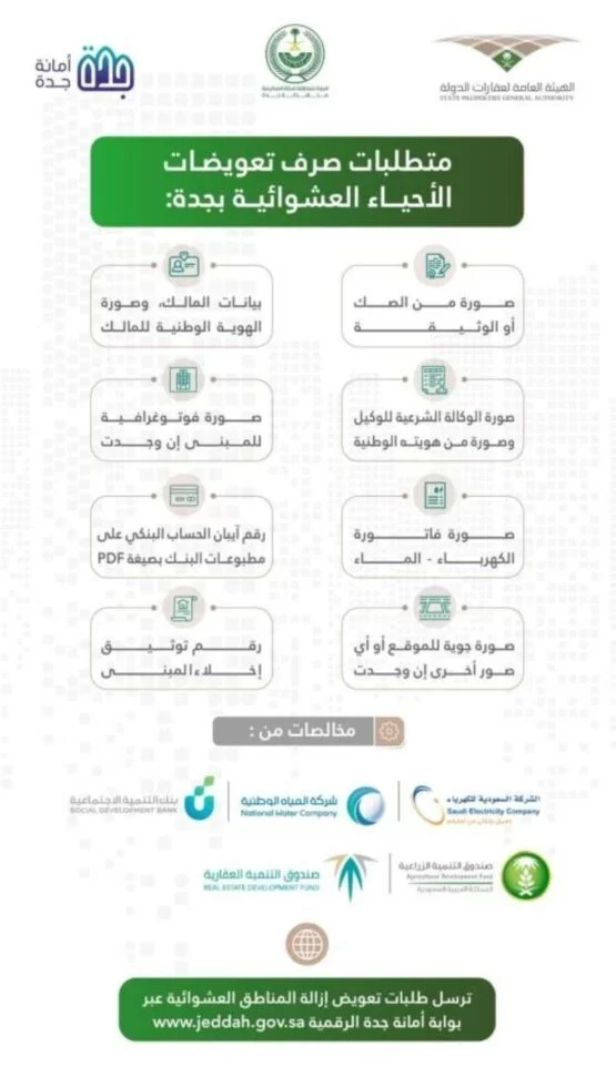 الأوراق المطلوبة لصرف تعويضات جدة