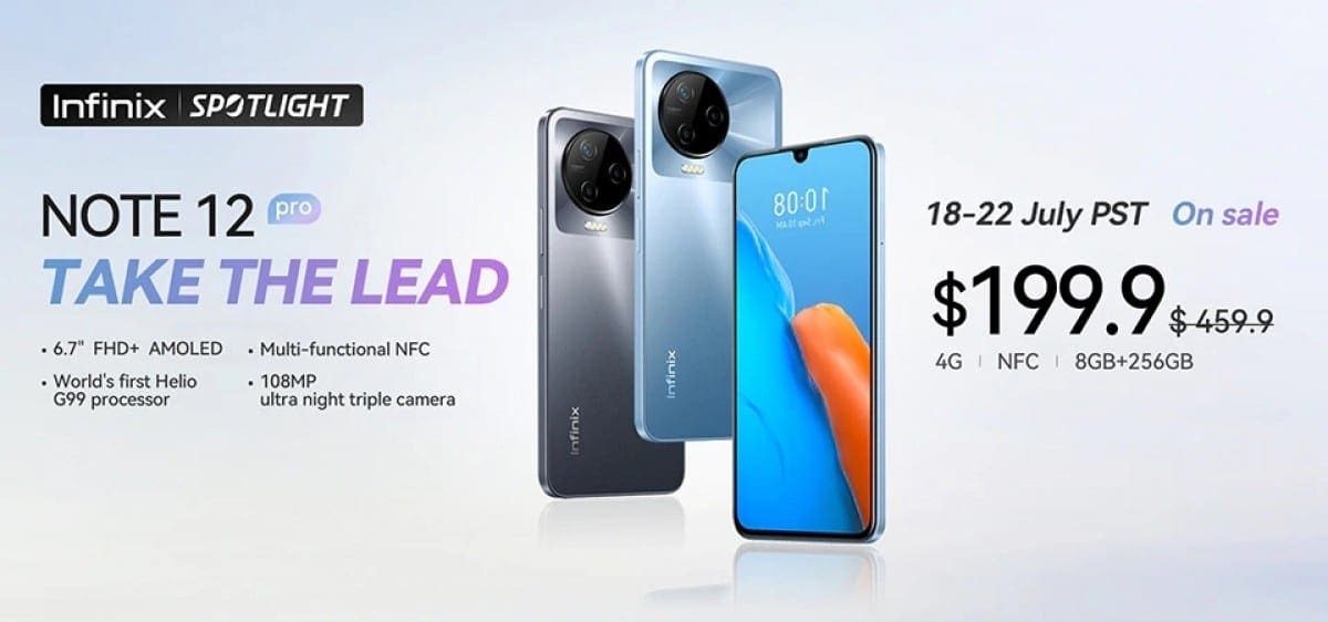 إطلاق هاتف Infinix Note 12 Pro 4G رسميًا مقابل 199 دولارًا