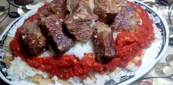 طريقة تحضير الفتة باللحمة