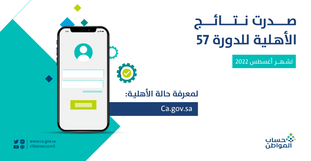 حساب المواطن الدفعة 57