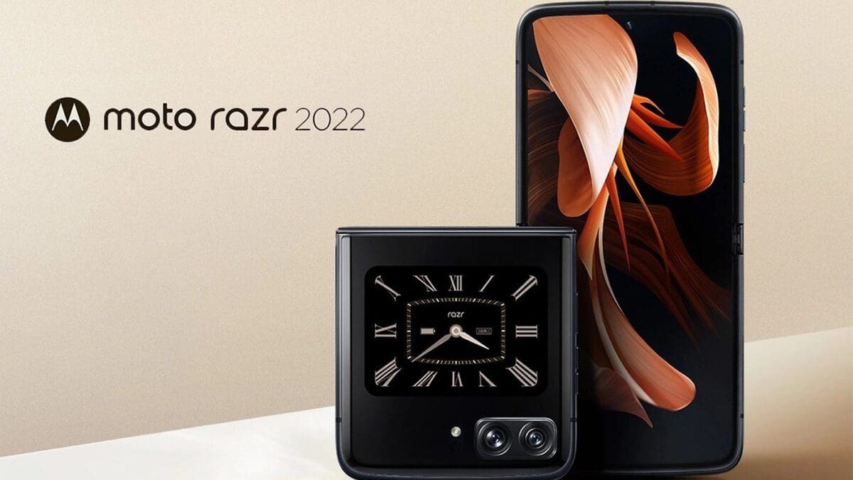 موتوريلا تستعيد قوتها الأسطورية من جديد، بإطلاق هاتفها Moto Razr 2022 المرتقب القابل للطئ بتصميم خرافي