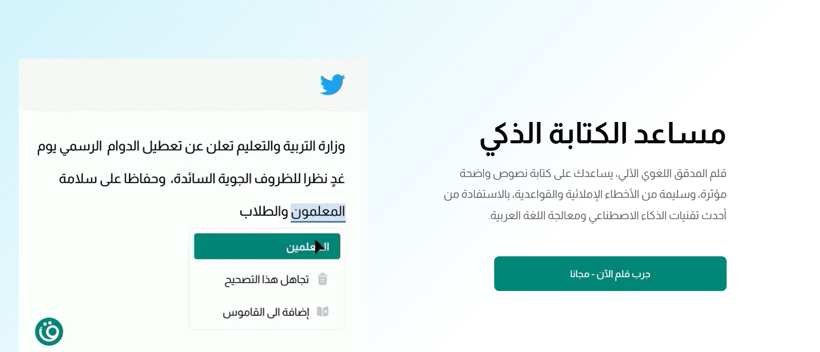 تفعيل قلم وأهميته في التدقيق