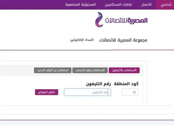 المصرية للاتصالات