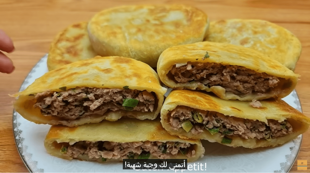 فطائر باللحم المفروم بدون خميرة